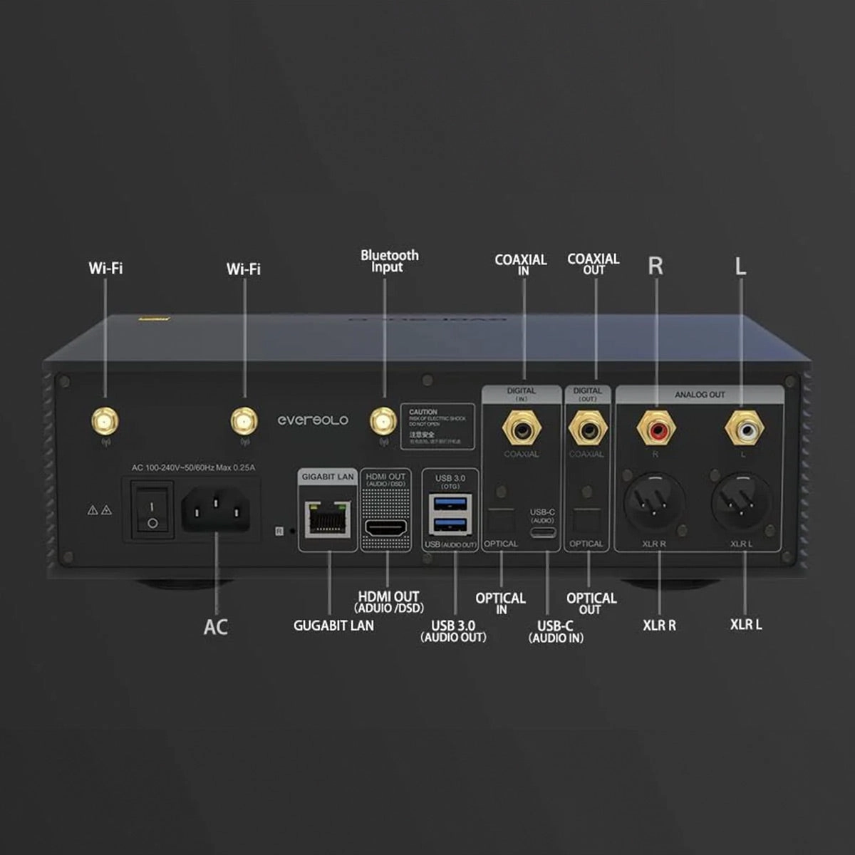 Eversolo DMP-A6 Network Streamer with Built-In DAC