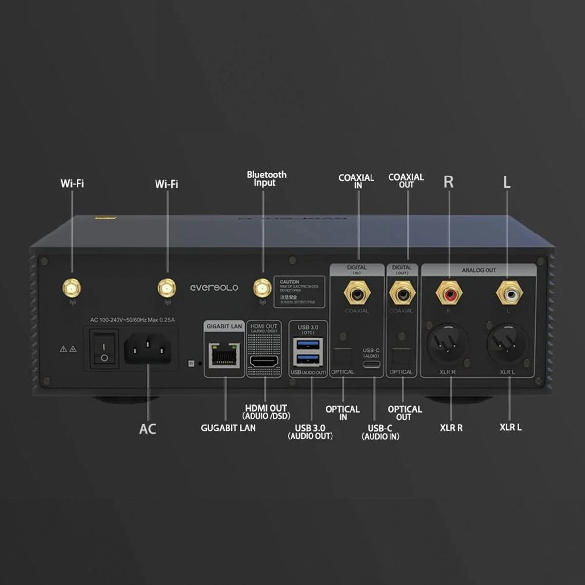 Eversolo DMP-A6 Network Streamer with Built-In DAC