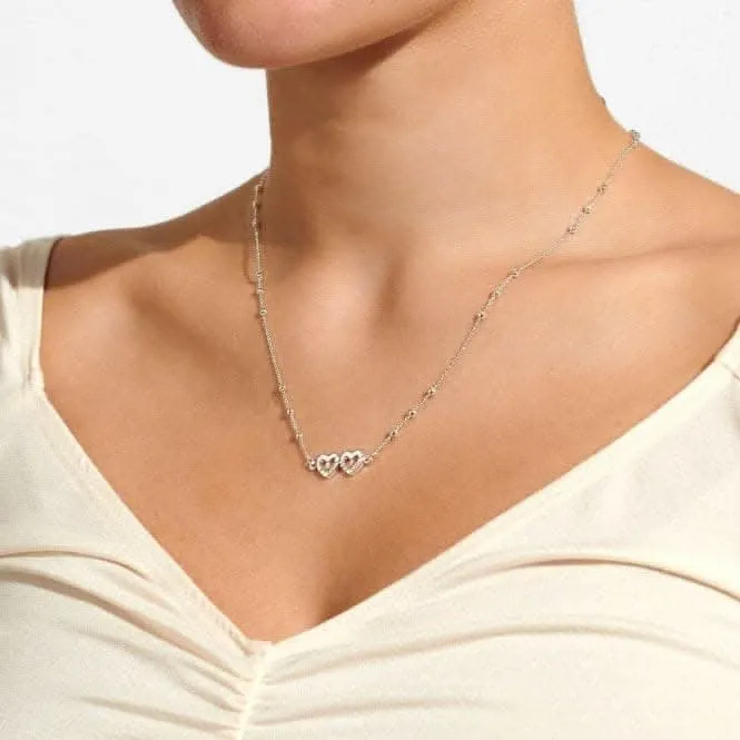 Every Day I Love You More Silver Plated 46cm   5cm Necklace 6741 Joma Jewellery