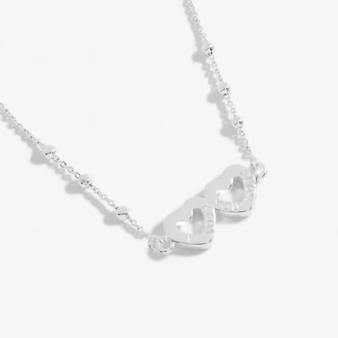 Every Day I Love You More Silver Plated 46cm   5cm Necklace 6741 Joma Jewellery