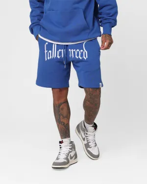 Fallen Breed Logo Sweat Shorts Sapphire Blue
