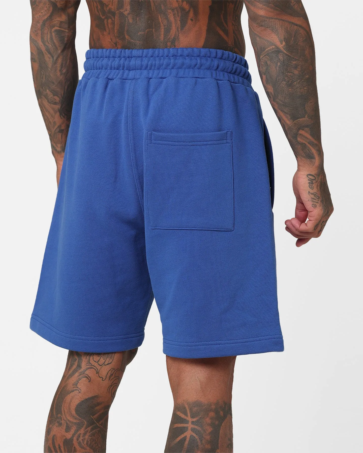 Fallen Breed Logo Sweat Shorts Sapphire Blue