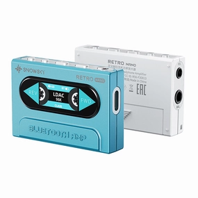 FiiO Snowsky Retro Nano Bluetooth DAC and Headphone Amplifier Portable Headphone Amps and DACs,Mobile Audio Boosters,Travel DACs