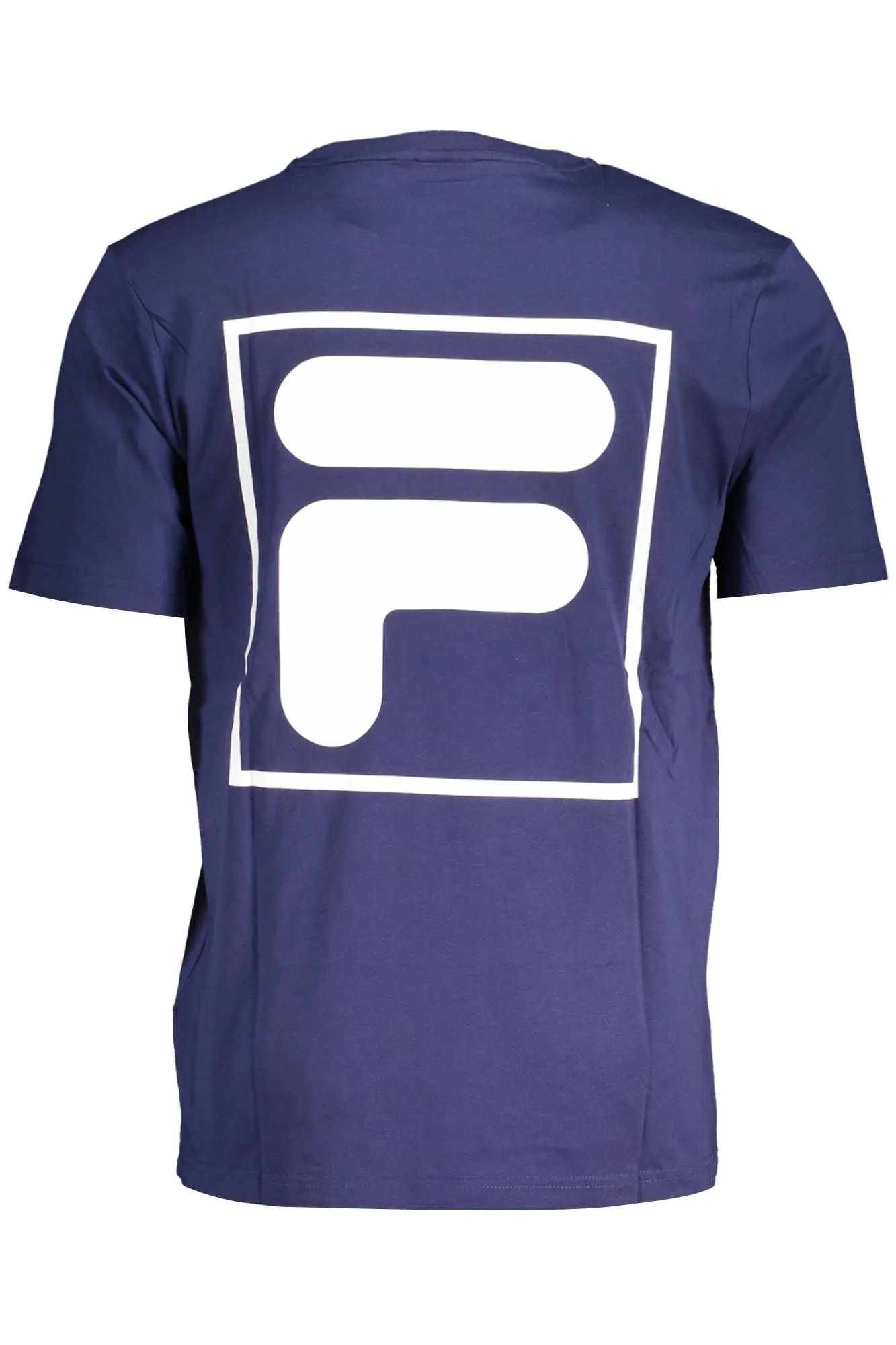 Fila Round Neck Cotton Tee with Logo Men's Print