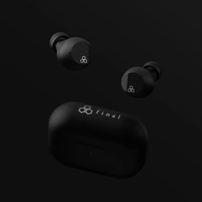 Final ZE3000 SV Black True Wireless Earphones True Wireless Earphones,TWS Earbuds,Cord-free Buds