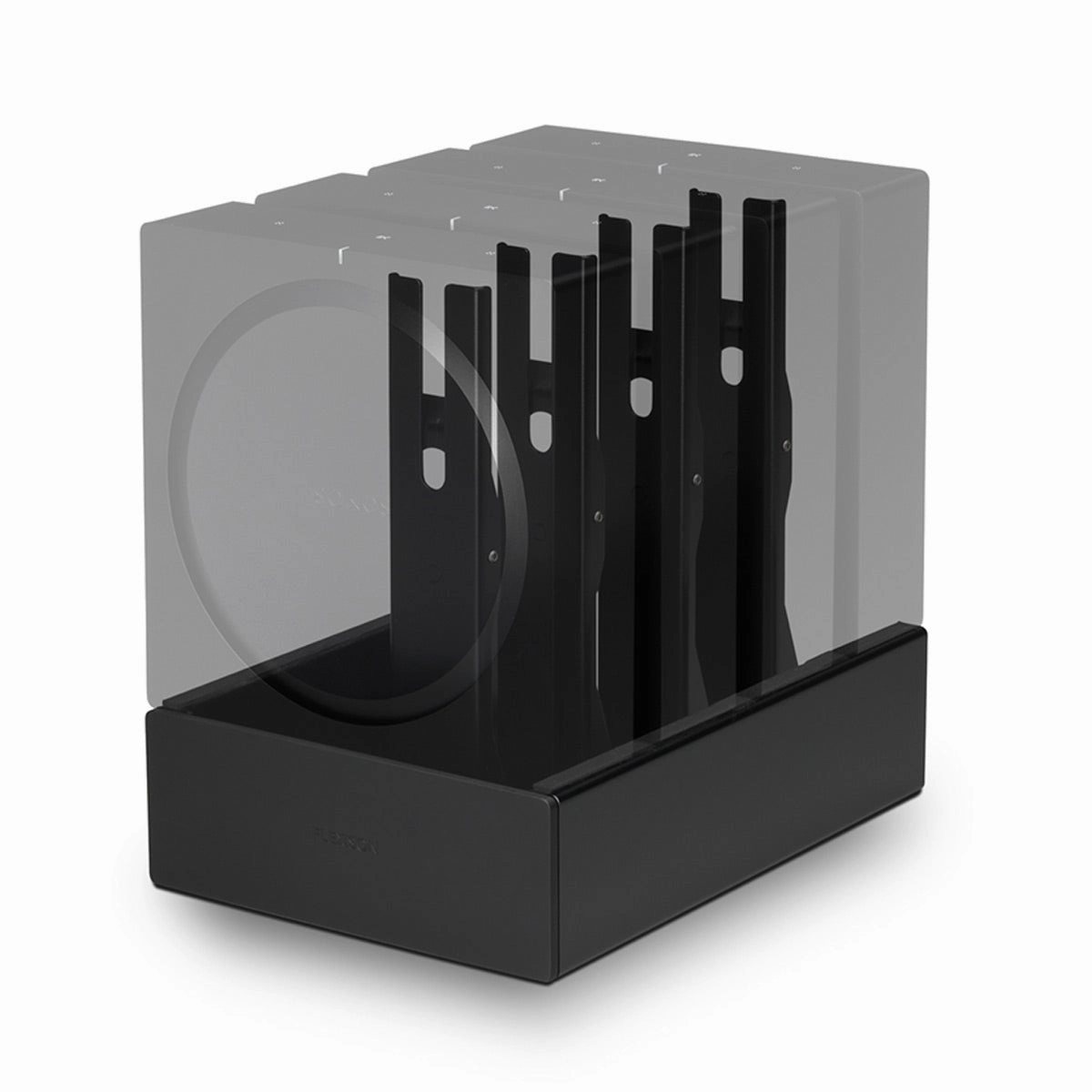 Flexson Dock for 4 Sonos AMPs (Black)