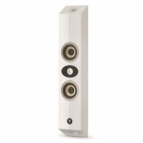 Focal 301 Bass-Reflex 2-Way On-Wall Loudspeaker (White High Gloss) Focal,High-end Audio,French Speakers