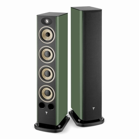 Focal Aria Evo X No. 3 Floorstanding Loudspeaker - Pair (High Gloss Moss Green) Focal,High-end Audio,French Speakers