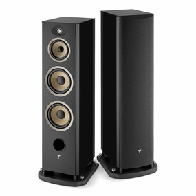 Focal Aria Evo X No. 4 Floorstanding Loudspeaker - Pair (High Gloss Black) Focal,High-end Audio,French Speakers