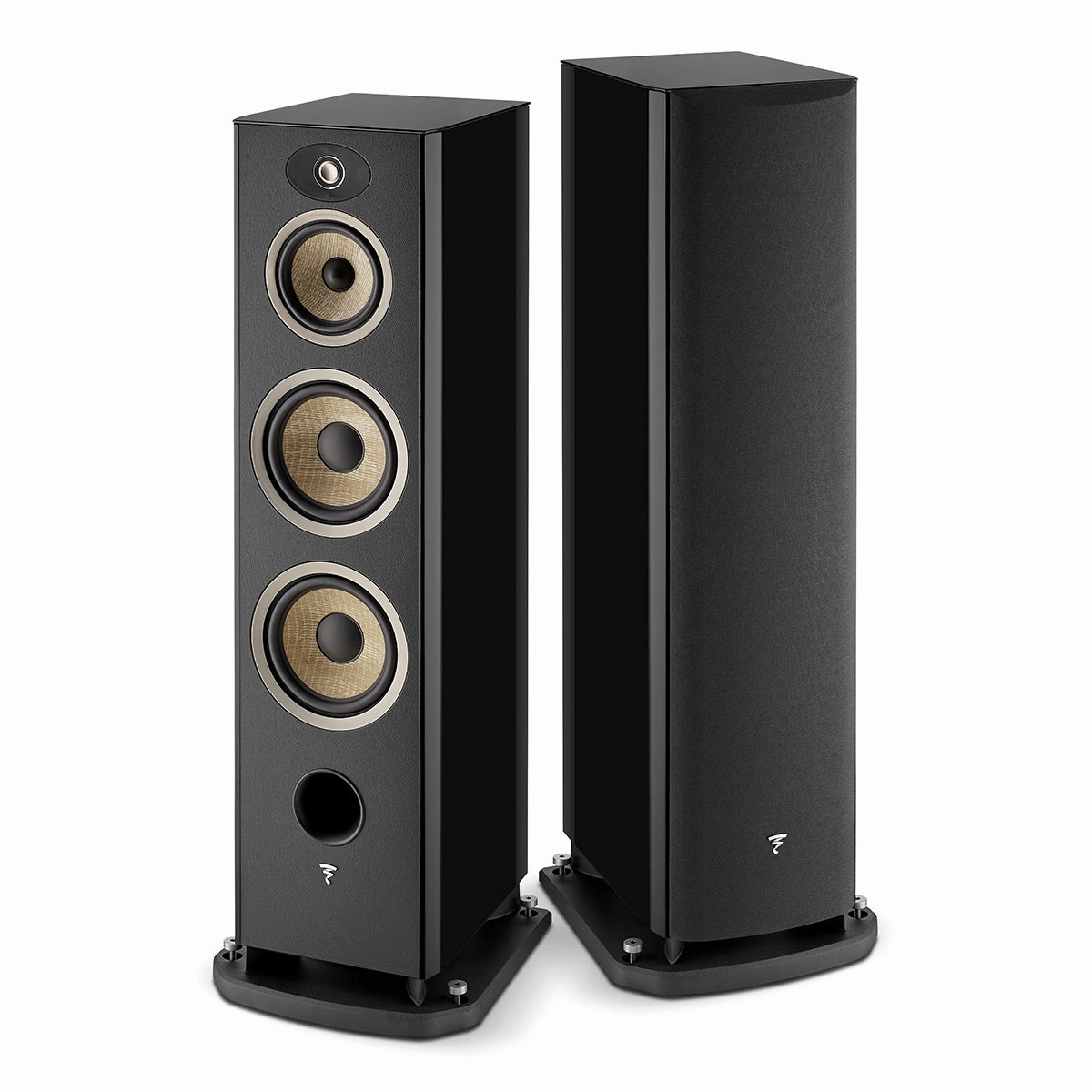 Focal Aria Evo X No. 4 Floorstanding Loudspeaker - Pair (High Gloss Black) Focal,High-end Audio,French Speakers