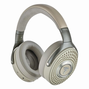 Focal Bathys Over-Ear Hi-Fi Bluetooth Wireless Headphones with Active Noise Cancelation (Dune) Noise cancelling,ANC Headphones,Silence Technology