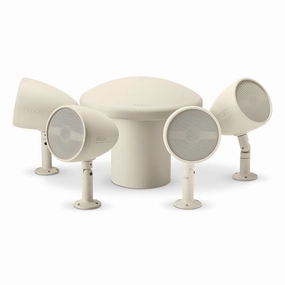 Focal Littora 4.1 Channel Outdoor Speaker Bundle (Light) Outdoor Speakers,Weatherproof Audio,Patio Sound Systems