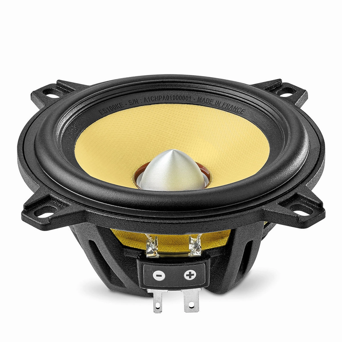 Focal Mobile ES 100 KE 4" K2 EVO 2-Way Component Speaker Kit with TKME Tweeters & Compact Crossovers