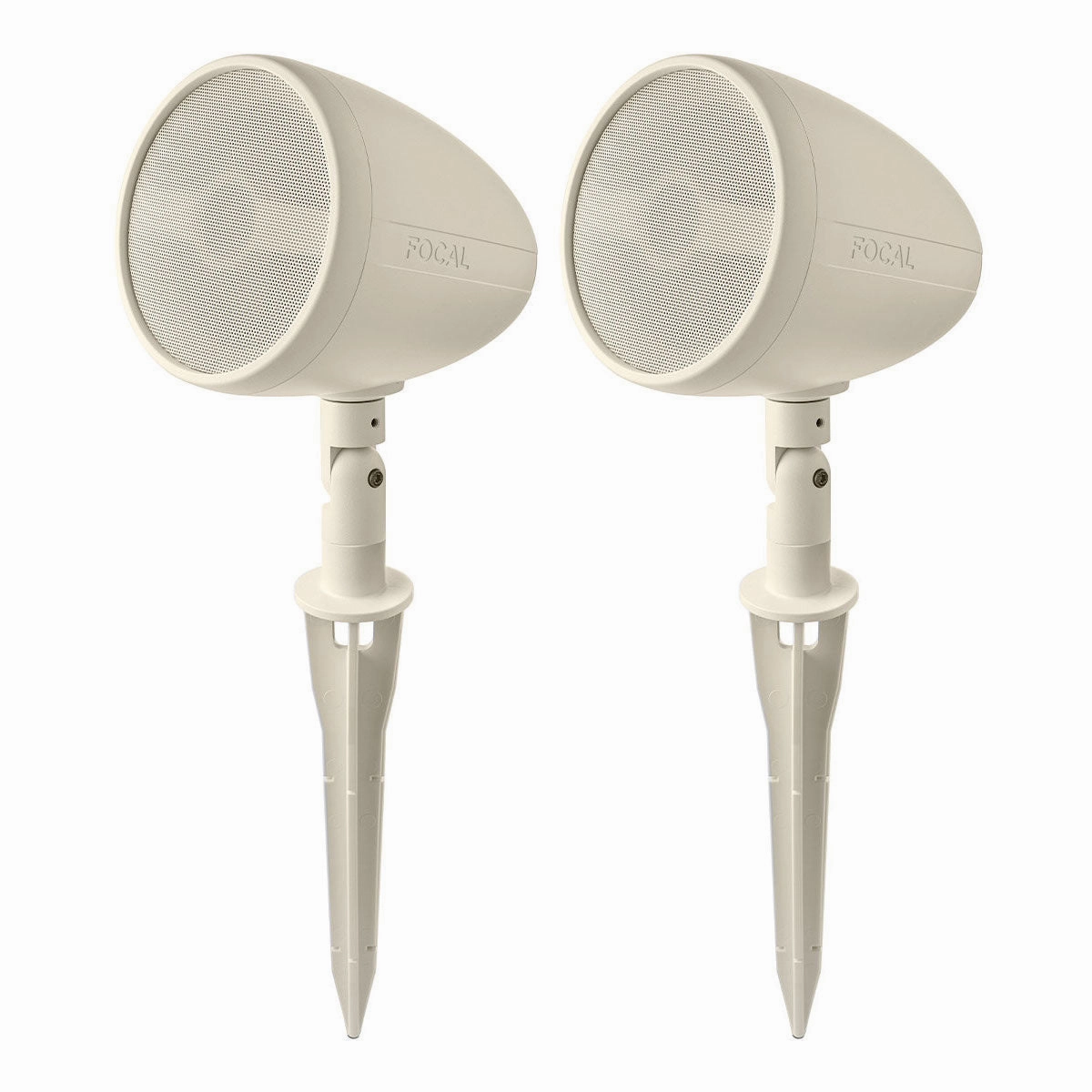 Focal OD SAT 5 5" 2-Way Outdoor Speaker - Pair (Light) Outdoor Speakers,Weatherproof Audio,Patio Sound Systems