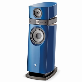 Focal Scala Utopia EVO 3-Way Bass Reflex Floorstanding Loudspeaker - Each (Metallic Blue) Focal,High-end Audio,French Speakers