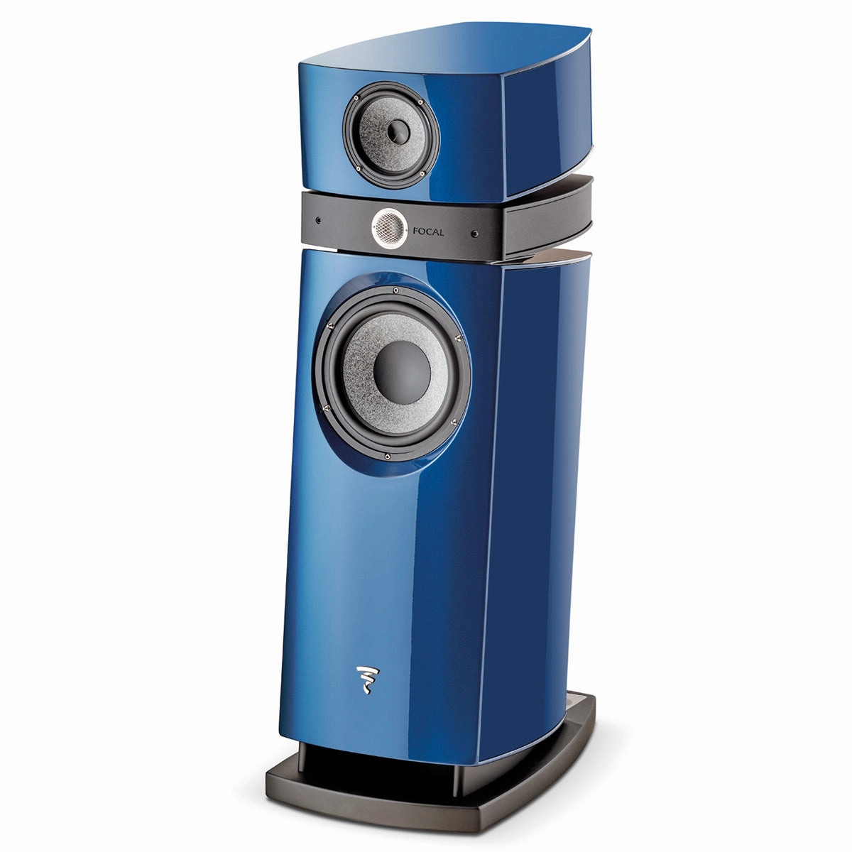 Focal Scala Utopia EVO 3-Way Bass Reflex Floorstanding Loudspeaker - Each (Metallic Blue) Focal,High-end Audio,French Speakers