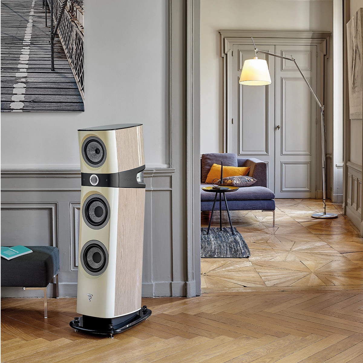 Focal Sopra No. 2 3-Way Bass Reflex Floorstanding Speaker - Each (Light Oak)