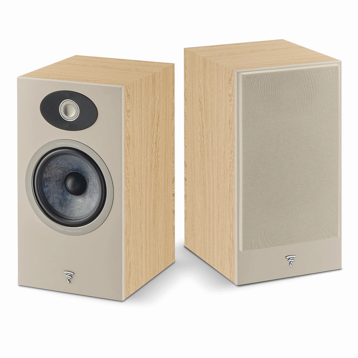 Focal Theva No.1 2-Way Bass-Reflex Bookshelf Loudspeakers - Pair (Light Wood)
