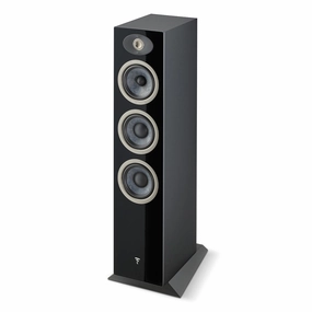 Focal Theva No.2 Slim 3-Way Bass-Reflex Floorstanding Loudspeaker with 5" Speaker Drivers - Each (Black) Focal,High-end Audio,French Speakers