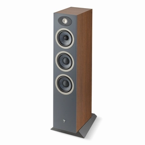 Focal Theva No.2 Slim 3-Way Bass-Reflex Floorstanding Loudspeaker with 5" Speaker Drivers - Each (Dark Wood) Focal,High-end Audio,French Speakers