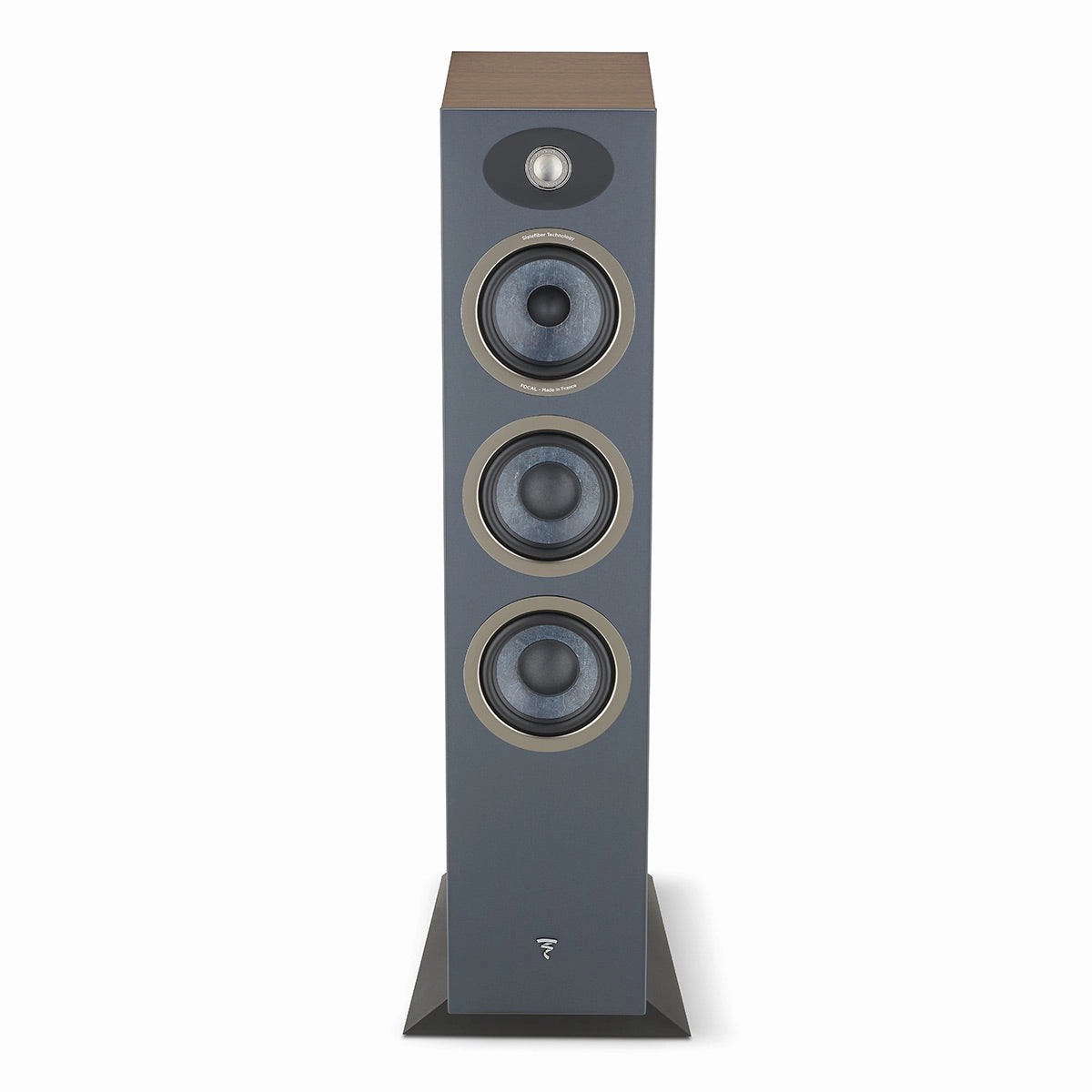 Focal Theva No.2 Slim 3-Way Bass-Reflex Floorstanding Loudspeaker with 5" Speaker Drivers - Each (Dark Wood)