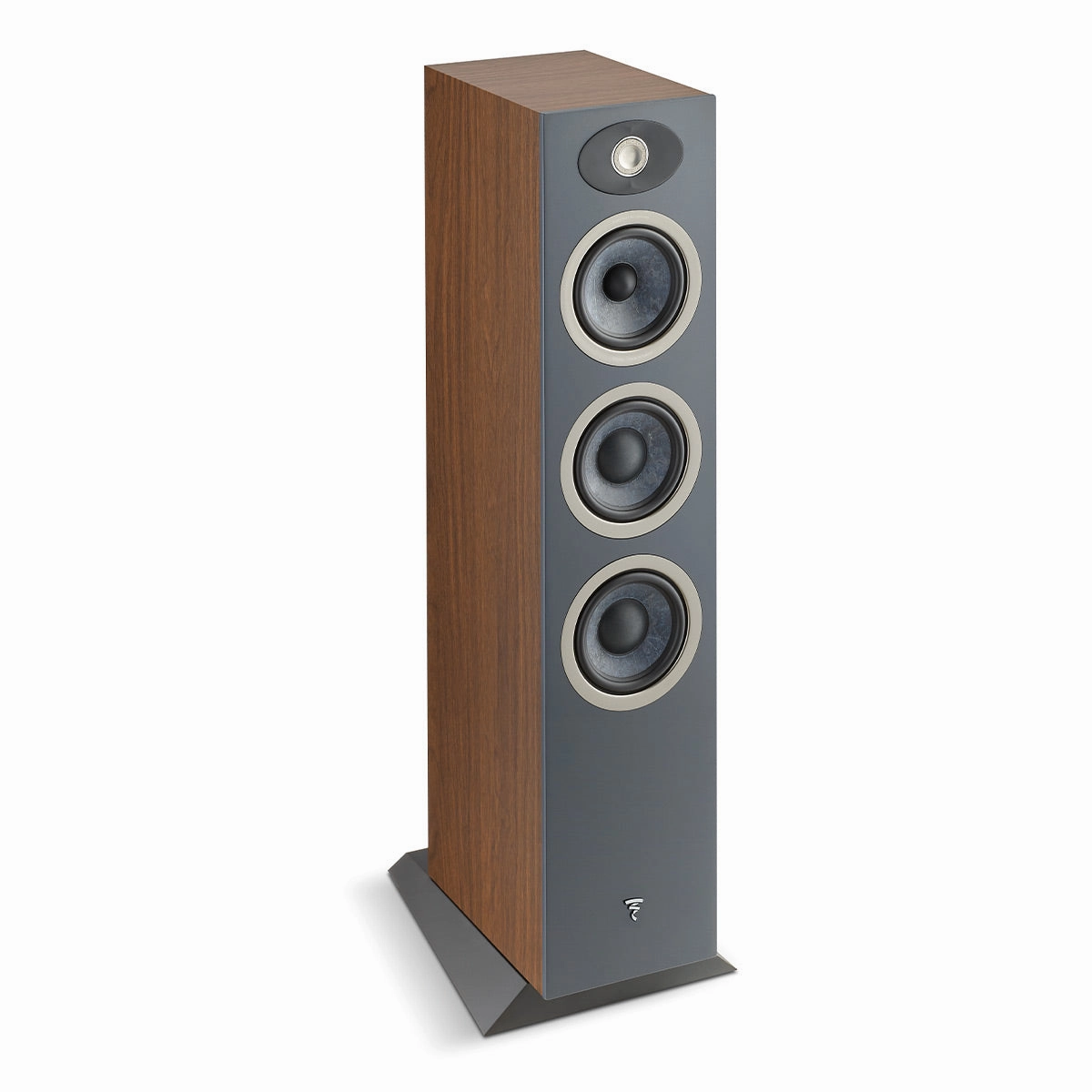 Focal Theva No.2 Slim 3-Way Bass-Reflex Floorstanding Loudspeaker with 5" Speaker Drivers - Each (Dark Wood)