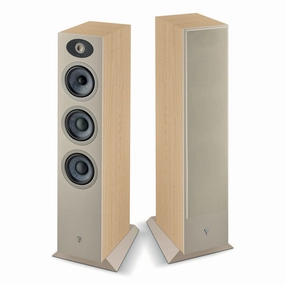 Focal Theva No.2 Slim 3-Way Bass-Reflex Floorstanding Loudspeakers - Pair (Light Wood) Focal,High-end Audio,French Speakers