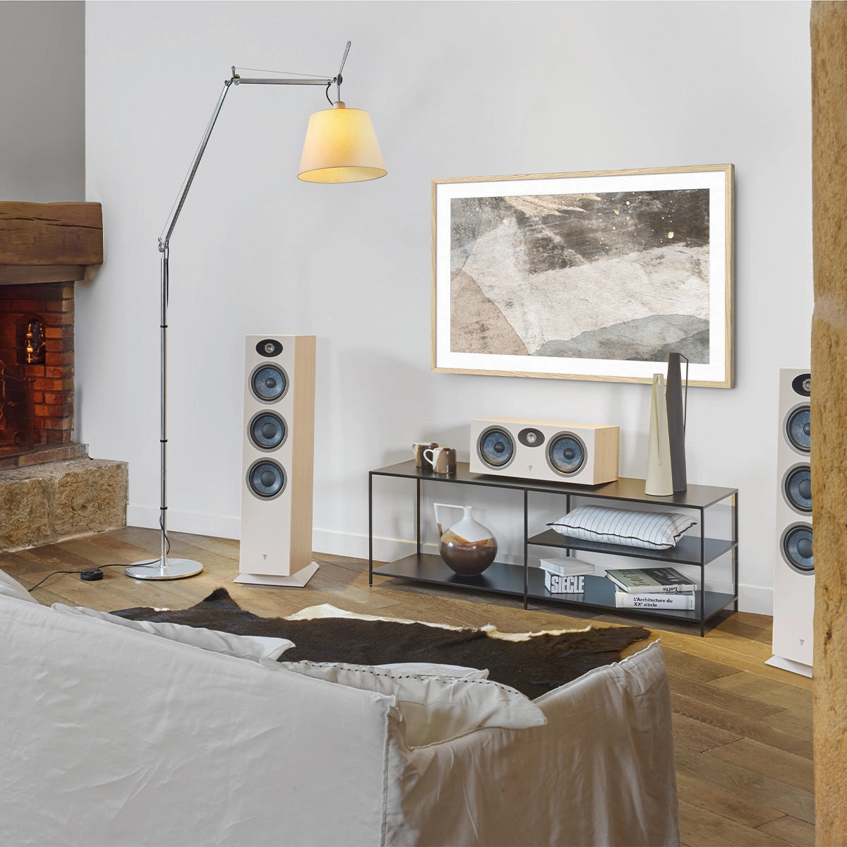 Focal Theva No.3 3-Way Bass-Reflex Floorstanding Loudspeaker - Each (Light Wood)