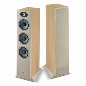 Focal Theva No.3 3-Way Bass-Reflex Floorstanding Loudspeakers - Pair (Light Wood) Focal,High-end Audio,French Speakers