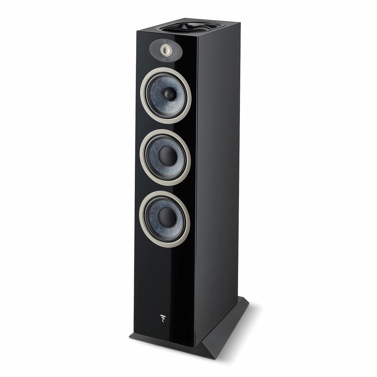 Focal Theva No.3-D 3-Way Bass-Reflex Floorstanding Loudspeaker with 5" Full-Range Up-Firing Driver for Dolby Atmos Effects - Each (Black) Focal,High-end Audio,French Speakers