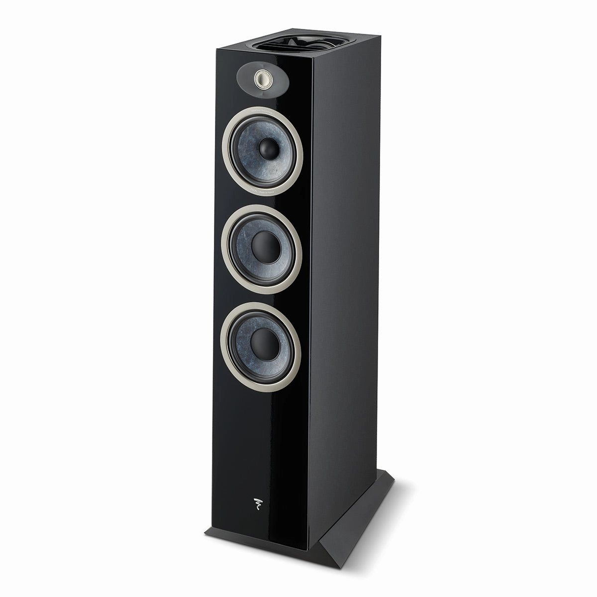 Focal Theva No.3-D 3-Way Bass-Reflex Floorstanding Loudspeaker with 5" Full-Range Up-Firing Driver for Dolby Atmos Effects - Each (Black)