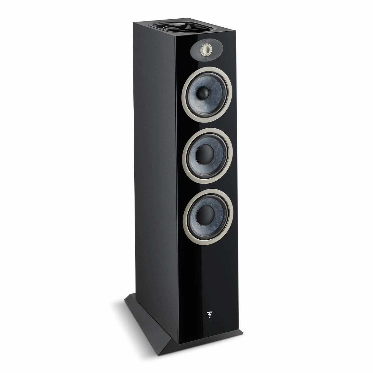 Focal Theva No.3-D 3-Way Bass-Reflex Floorstanding Loudspeaker with 5" Full-Range Up-Firing Driver for Dolby Atmos Effects - Each (Black)