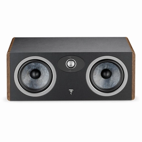 Focal Vestia 2-Way Bass-Reflex Center Loudspeaker (Dark Wood) Center Channel Speakers,Home Theater Center,Dialog Speakers