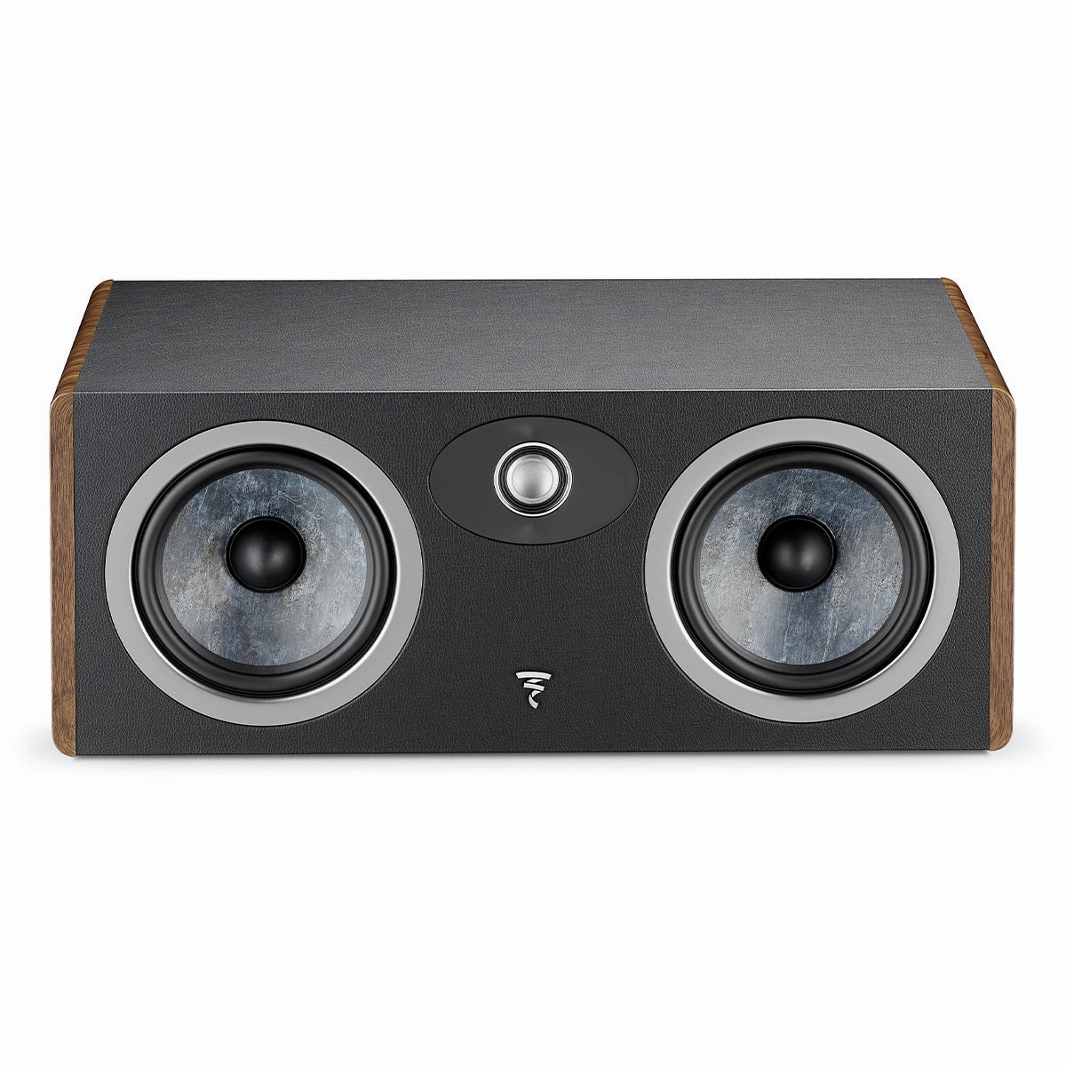 Focal Vestia 2-Way Bass-Reflex Center Loudspeaker (Dark Wood) Center Channel Speakers,Home Theater Center,Dialog Speakers