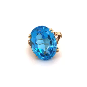 Forever Jewellery Blue Topaz Ring