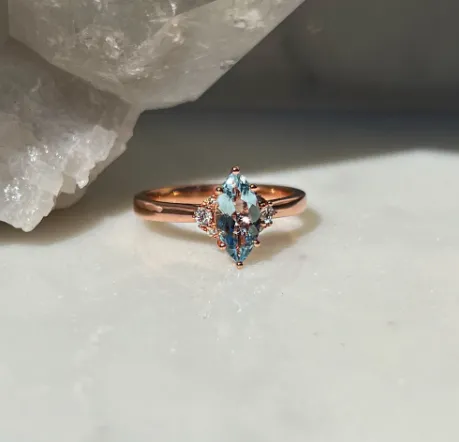 Forever Jewellery Clarisse Aquamarine Ring
