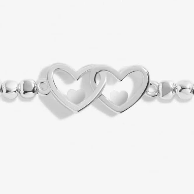 Forever Yours 40th Birthday Silver Plated 17.5cm Bracelet 6883 Joma Jewellery