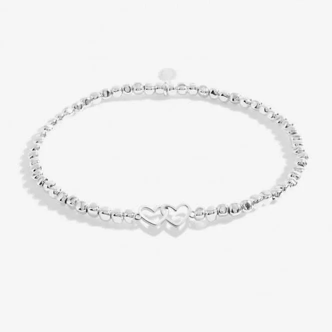 Forever Yours 40th Birthday Silver Plated 17.5cm Bracelet 6883 Joma Jewellery