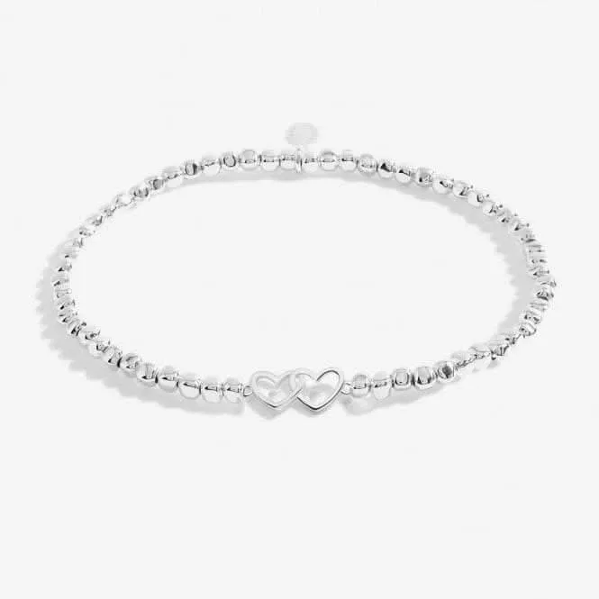 Forever Yours 50th Birthday Silver Plated 17.5cm Bracelet 6884 Joma Jewellery