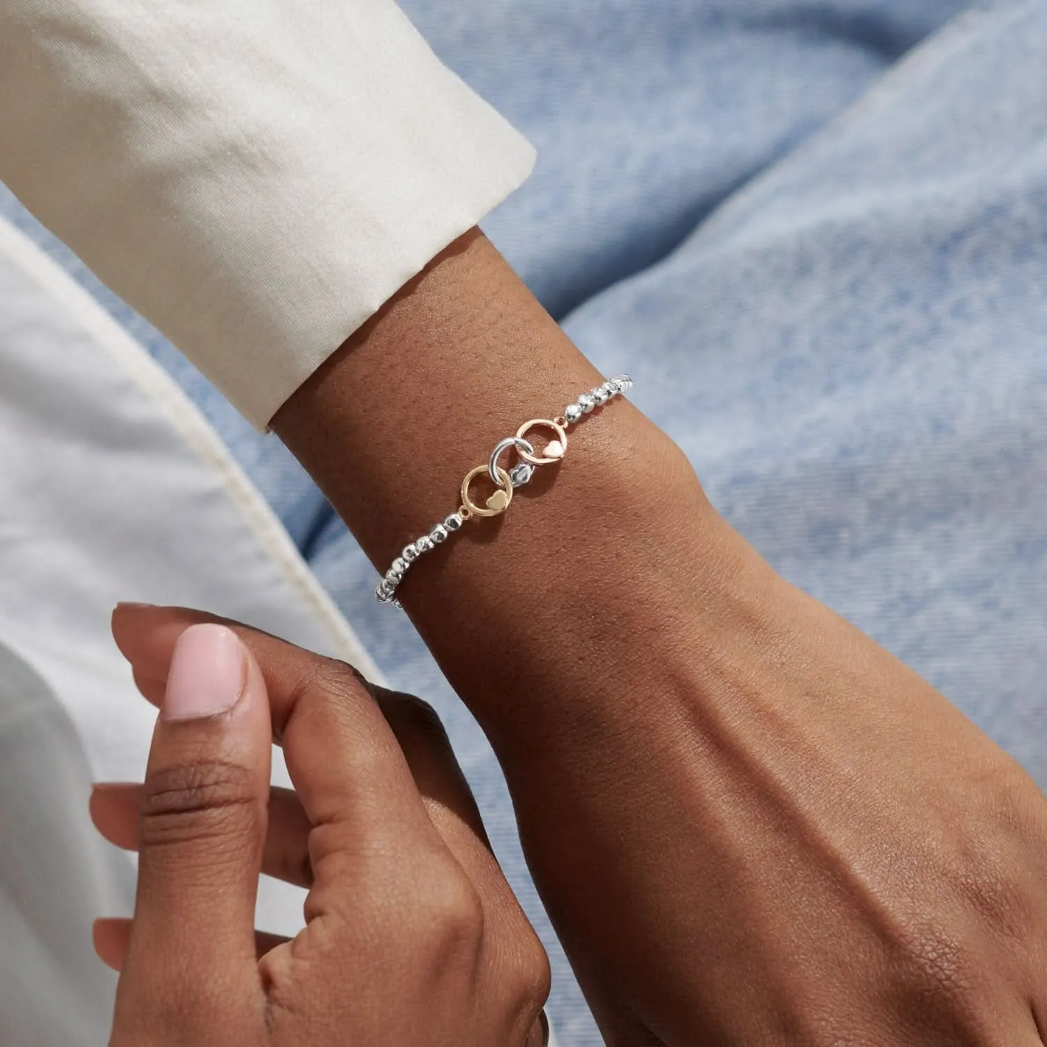 Forever Yours Dream Believe Achieve Silver Bracelet 8287 Joma Jewellery