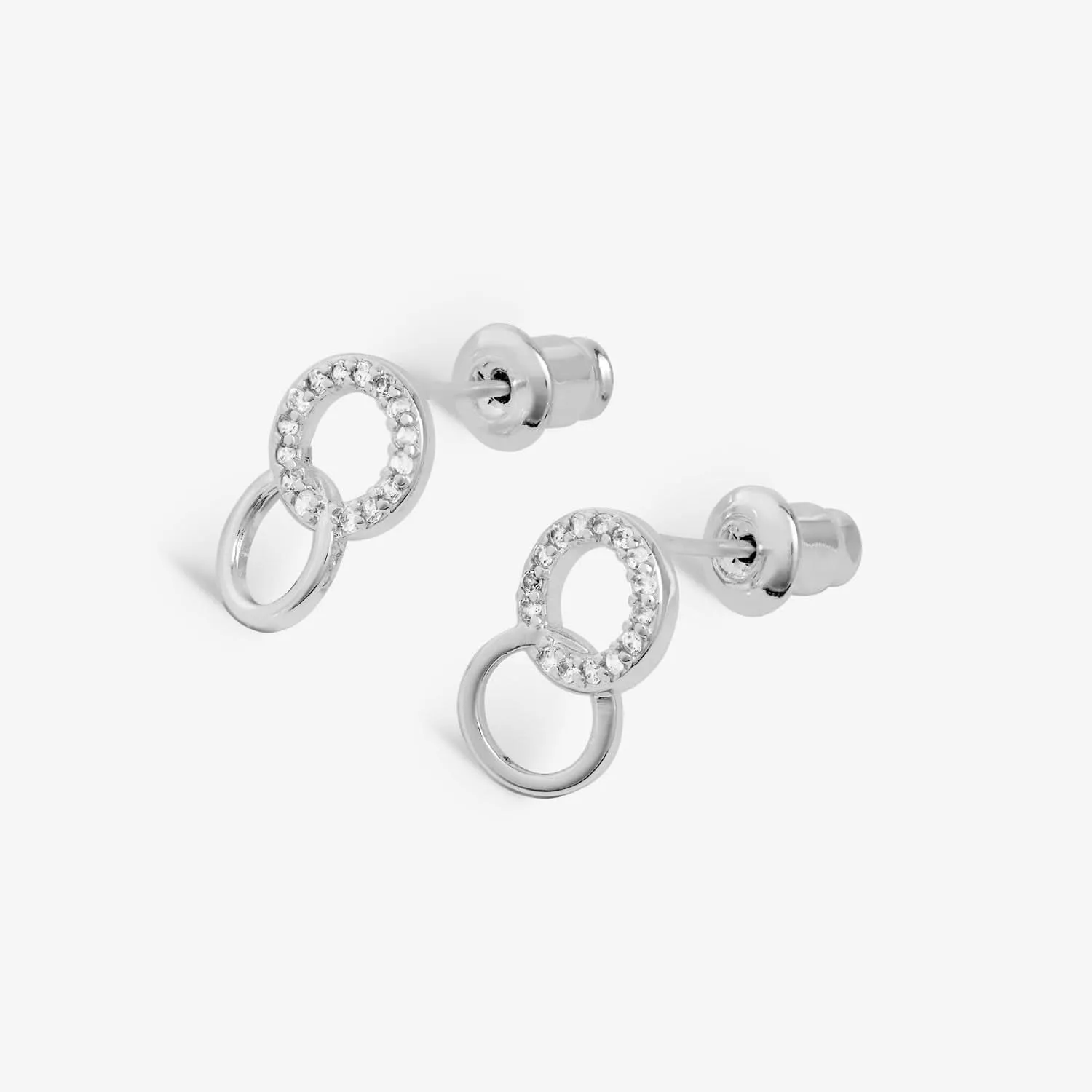Forever Yours Forever Family Silver Plated Earrings 7508 Joma Jewellery