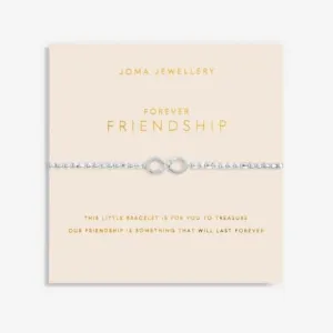 Forever Yours Forever Friendship Silver 17.5cm Bracelet 6154 Joma Jewellery