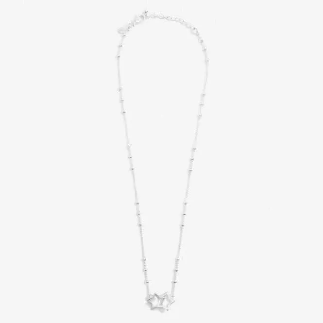 Forever Yours Good Luck Silver Plated 46cm   5cm Necklace 6717 Joma Jewellery