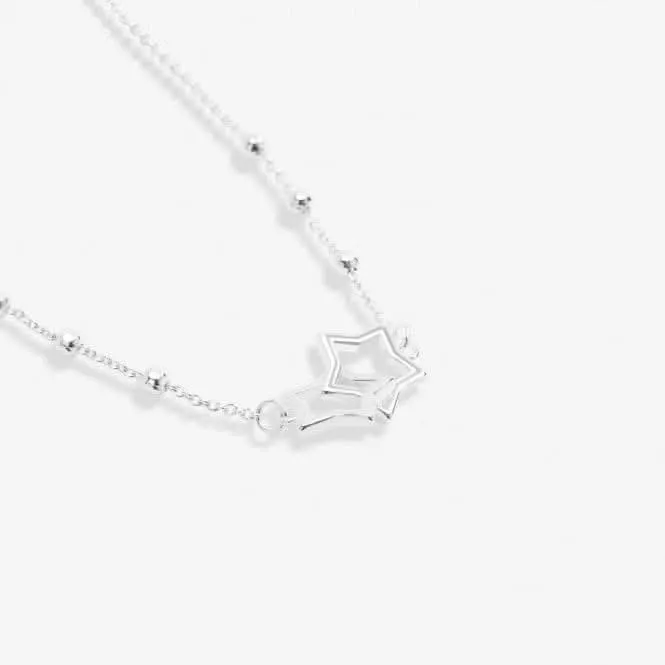 Forever Yours Good Luck Silver Plated 46cm   5cm Necklace 6717 Joma Jewellery