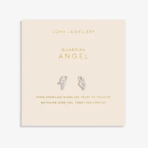 Forever Yours Guardian Angel Silver Plated Earrings 6769 Joma Jewellery