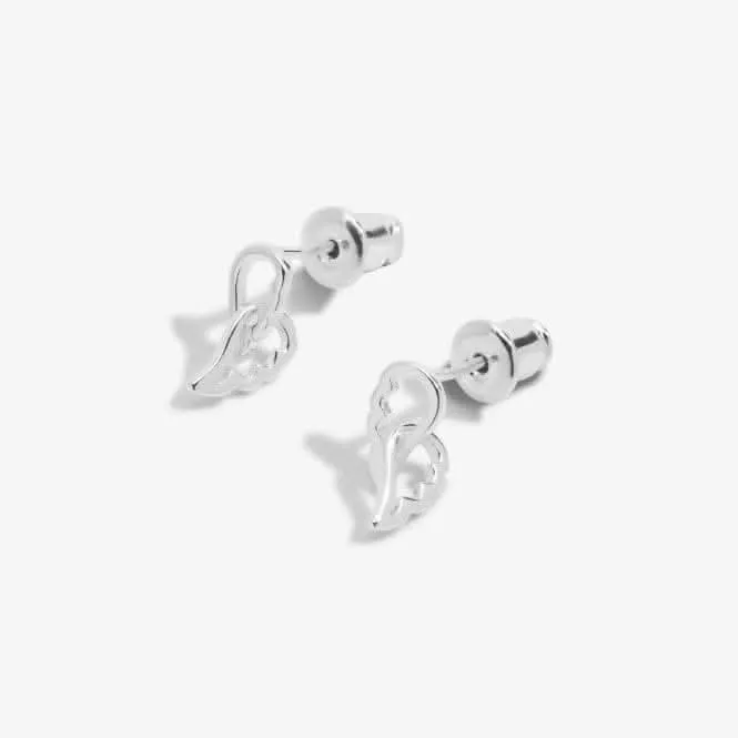 Forever Yours Guardian Angel Silver Plated Earrings 6769 Joma Jewellery