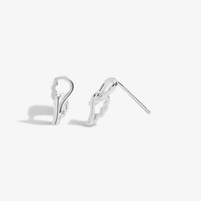 Forever Yours Guardian Angel Silver Plated Earrings 6769 Joma Jewellery