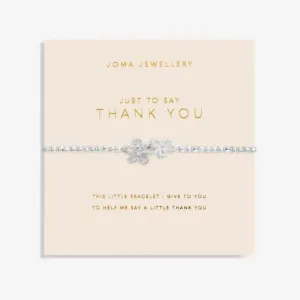 Forever Yours Just To Say Thank You Silver 17.5cm Bracelet 6157 Joma Jewellery