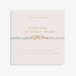 Forever Yours Magical Birthday Wish Silver Bracelet 8281 Joma Jewellery