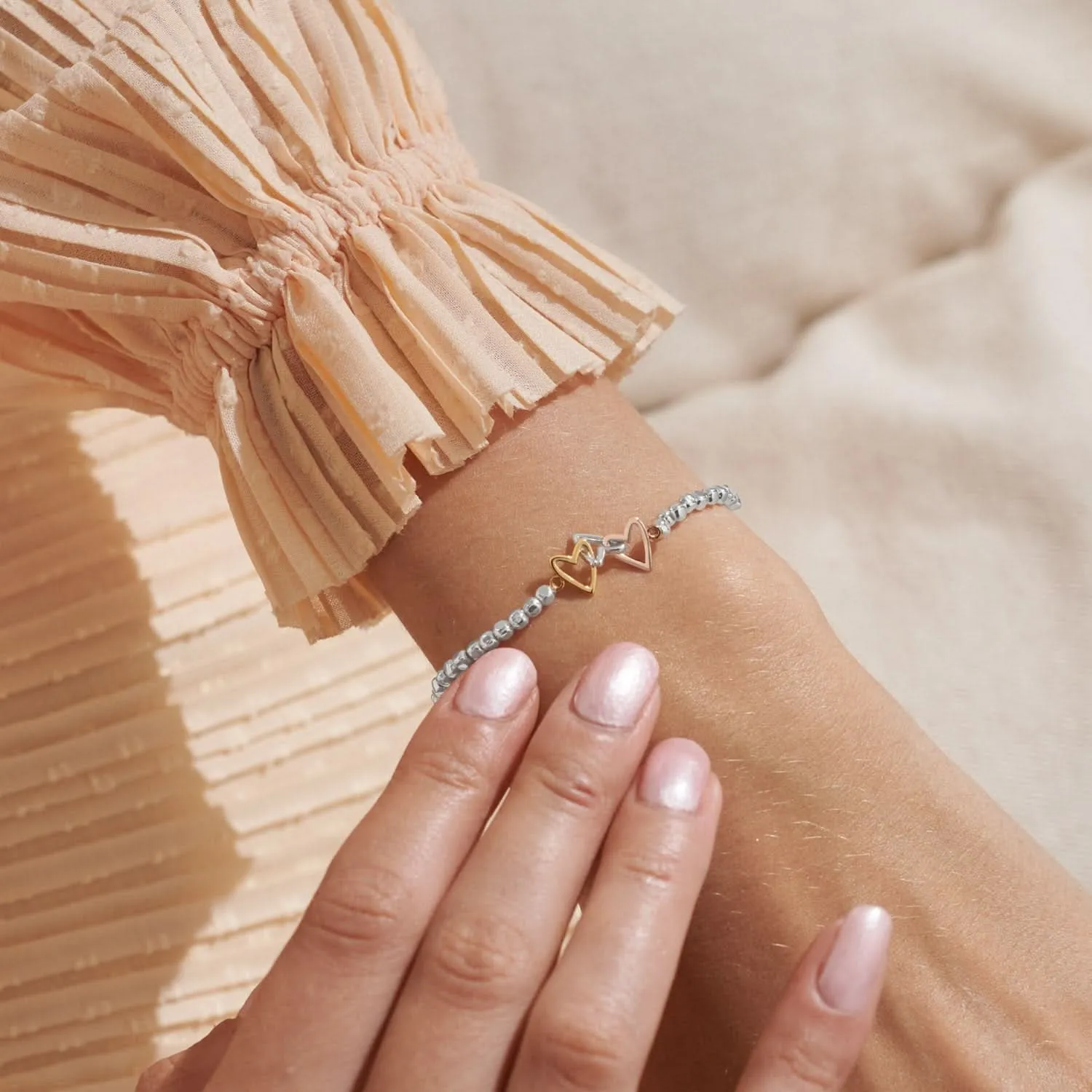 Forever Yours Sister Together Always Silver Bracelet 8283 Joma Jewellery